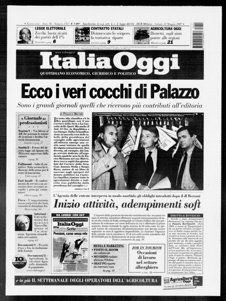 Italia oggi : quotidiano di economia finanza e politica